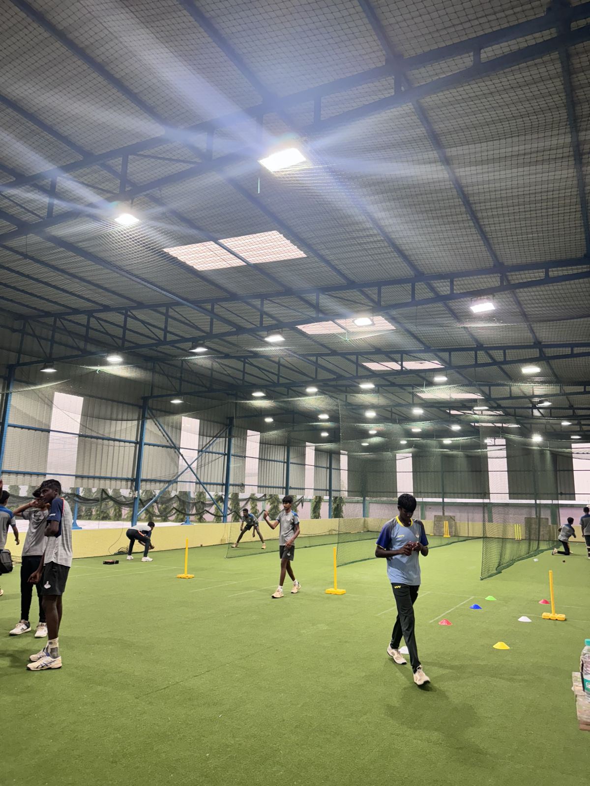 Indoor skills and drills session